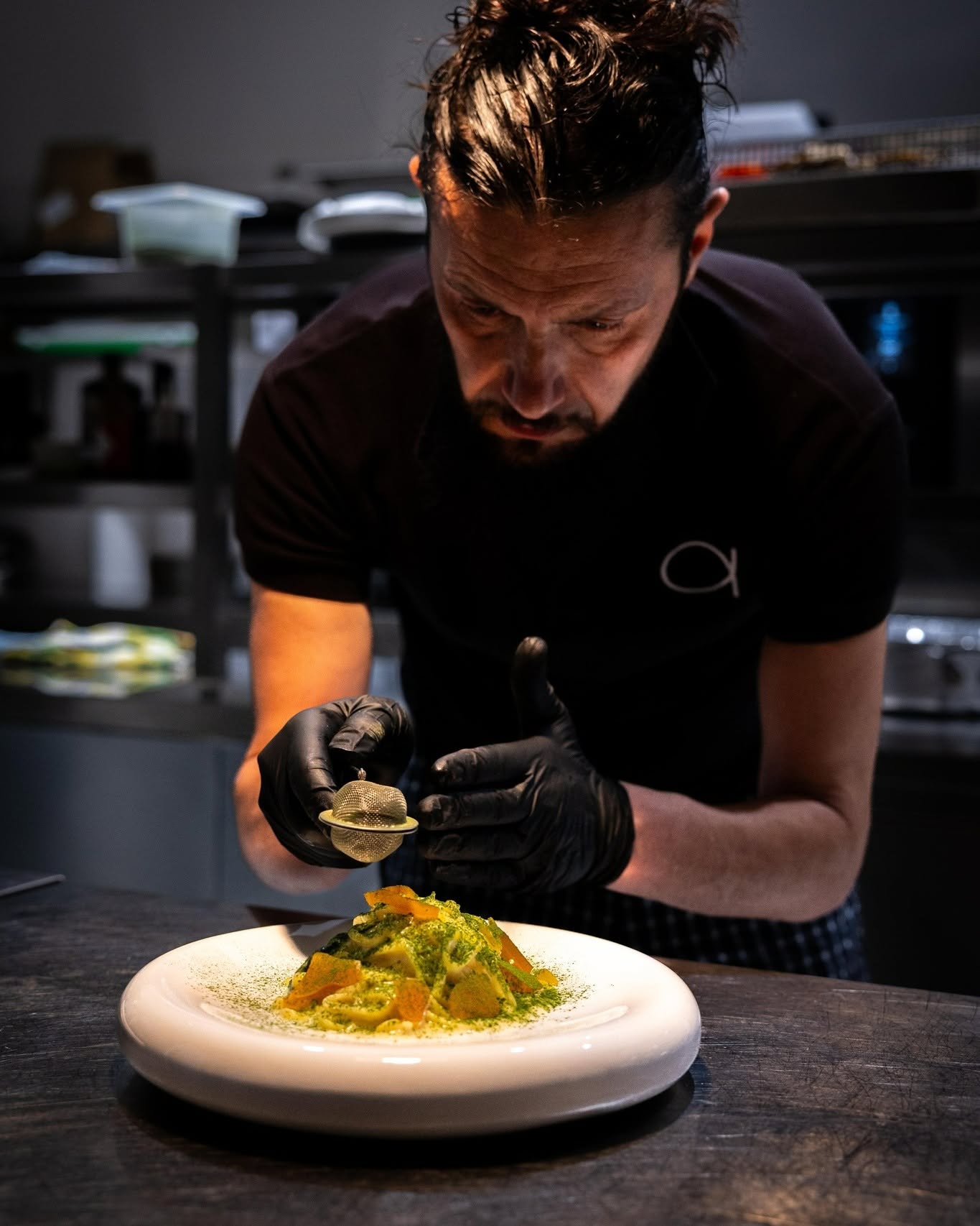 Lo chef impiatta